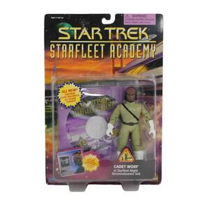 Playmates 1996 Star Trek Starfleet Academy Cadet Worf Action Figure
